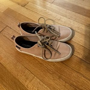 Pink Sperry Women’s Canvas Tennis Shoes 8.5